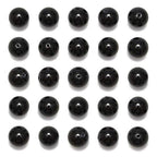 NCB 100pcs Original Natural Stone Beads Gemstone Round Loose Beads 6mm 8mm 10mm (Black Onyx Agate, 6mm 100Beads) - color: Black Onyx Agate, size: 6mm 100Beads