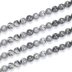 90pcs Adabele Natural Landscape Jasper Healing Gemstone 4mm (0.16 inch) Small Round Beads Gem Stone Spacer for Craft Jewelry Making GF19-4 - color: Landscape Jasper, size: 4mm (90pcs/1 Strand)