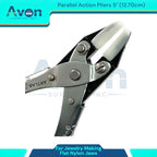 Adjustable Double Nylon Flat Nose Jaws & Non-Adjustable + Smooth Chain Nose – Uniform Pressure to Provide a Consistent Grip – Textured Metal Handles - Tool for Jewelry Making (3 Pack Bundle)
