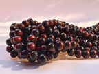Stone Beads 6mm 140pcs Red Tiger Eye Beads Round Loose Gemstones Beads for Bracelet Necklace Jewelry Making (6mm, 60615 Red Tiger Eye) - color: Red Tiger Eye Beads, size: 6mm