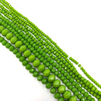 780Pcs Briolette Crystal Glass Beads for Jewelry Making, 3-10mm Faceted Olive Green Crystal Beads for Bracelets, Rondelle Glass Beads Bulk for Crafts Wine Charms Wind Chimes Suncatchers - color: Olive Green