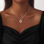 Coshilta Layered Gold Necklaces for Women, 14K Plated Gold Sterling Silver Plated Dainty Pendant Necklace Set with Cubic Zirconia,Stackable Chain Choker,Trendy Personalized Jewelry Gift Non Tarnish - style: C-N0549-S