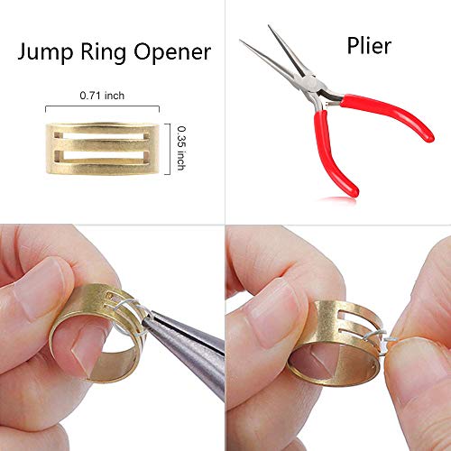 Wholesale Pack- Gold Plated 50 PCS 9mm Small Lobster Clasps and 100 PCS 4mm Open Jump Rings for Jewelry Making & Finding