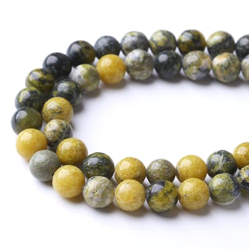 8MM Australian Jade Round Loose Beads Natural Gem Beads Crystal Energy Stone Beads for Jewelry Making DIY Bracelet Necklace - color: Australian jade, size: 8mm