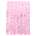 Natural Faceted Rose Quartz Cube Stone Beads 5-5.5mm 60pcs/str Loose Square Semi Gemstone Stone Beads for Making Bracelets Necklace Earrings - color: Rose Quartz