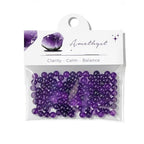Raicegs 100pcs 4mm Amethyst Beads Natural Gemstone Beads Round Loose Beads for Jewelry Making DIY Bracelets Necklace - color: Amethyst, size: 4mm Round