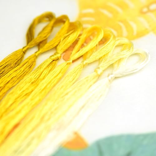 Mulberry Silk Floss Embroidery Thread Floss-Cross Stitch Threads China Silk Woven Jewelry Threads DIY Sewing Kits (17) - color: 17