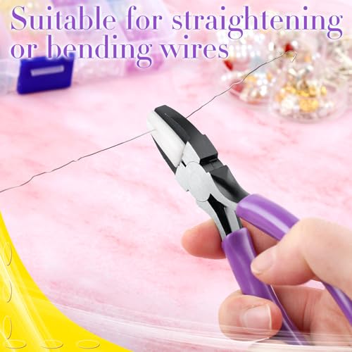 SPEEDWOX 5.5-Inch Double Nylon Flat Jaw Pliers for Jewelry Making - Soft Jaw Pliers - style: Flat Nylon Jaw Pliers