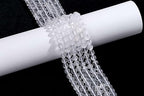 LAIDANLA Clear Quartz 6mm Natural Stone Beads Round Loose Gemstone Stone Beads for DIY Bracelet Necklace Earrings Jewelry Making Polishing Genuine Real Beading Crystal 96PCS 2 Strand 32" - color: V-Clear Quartz, size: 6mm