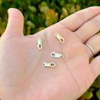 2pcs Adabele Real 1/20 14K Gold Filled 12mm Italian Rectangle Lobster Trigger Clasps Open Jump Ring Non Tarnish for DIY Craft Jewelry Making JK3-B2 - color: 14K Gold Filled, size: 12mm (0.47") - 2pcs
