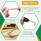 140PCS Polishing Buffing Wheel for Dremel Polishing Kit,Buffing Wheels & Polishing Bits &Sanding Bits for Rotary Tool Accessories with 1/8 Inch Shank, Sanding Kit for Metal, Brass, Wood, Watch,Jewelry
