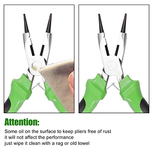 SPEEDWOX 5 Inch Round Nose Jewelry Pliers with Cutter, Mini Round Nose & Side Cutter Tools for Jewelry Making - style: Round Nose Pliers with Cutter