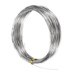 M METERXITY 21 Gauge Stainless Steel Craft Wire, 0.7mm 65.6 ft Bendable Floral Snare Wire for Jewelry Making/Sculpting/Armature Crafting/Floral Bonsai/DIY Crafts - size: 21 Gauge x 65.6 ft