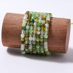 Natural Faceted Peacock Agate Cube Stone Beads 5-5.5mm 60pcs/str Loose Square Semi Gemstone Stone Beads for Making Bracelets Necklace Earrings - color: Peacock Agate