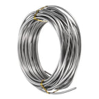 M METERXITY 10 Gauge Stainless Steel Craft Wire, 2.5mm 32.8 ft Bendable Floral Snare Wire for Jewelry Making/Sculpting/Armature Crafting/Floral Bonsai/DIY Crafts - size: 10 Gauge x 32.8 ft