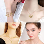 YouLuo 100Pcs Bracelet Charms for Jewelry Making Wholesale Bulk Jewelry Making Bracelets Charm KC Gold Alloy Charm Pendants and Gold Plated Enamel Charms Pendants for Bracelet Necklace - color: KC Gold