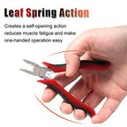 SPEEDWOX Mini Combination Pliers, 4.5 Inches with Box Joint Construction, Jewelry Making Pliers with Spring for Arts & Crafts, Mechanical Work & Small Electronics - style: Lineman Pliers