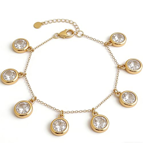 50pcs Cubic Zirconia Charms