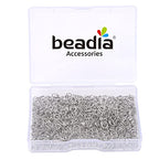 BEADIA Platinum Plated Jump Rings Non Tarnish 4mm 900pcs for Jewelry Making Findings - color: Platinum, size: 0.5x4mm