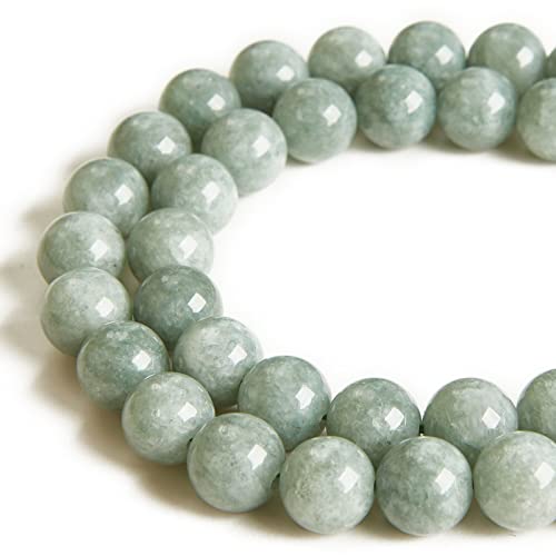 150pcs 6mm Burmese Jade Beads Natural Gemstone Beads Round Loose Beads for Jewelry Making - color: Burmese Jade, size: 6mm