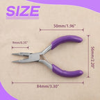SPEEDWOX 3 Inch Mini Pliers - Round Nose, Cutter, Wire Bending, Looper, Ring Bending, Wire Looping Pliers for Jewelry Making - style: Round Nose Pliers with Cutter
