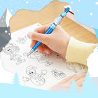 Colarr 24 Sets Plastic Beadable Pens DIY Pens Making Kit Assorted Wood Beads Crystal Spacer Black Ink Ballpoint for Women Crafts Office Family Gifts(Snowflake) - style: Snowflake
