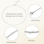 SMYHTGLIF 12 Pcs Silver Necklace Chain Bulk for Jewelry Making Stainless Steel Curb Cuban Chain DIY Necklace Jewelry - color: Silver Curb, size: 16 inches