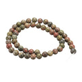 HARFINGTON 50pcs Natural Stone Beads 6mm Green Chalcedony Round Gemstone Stone Loose Beading Real Genuine Smooth Balls Bead for Jewelry Making Bracelets Necklace Earrings DIY - color: Green Chalcedony, size: 6mm