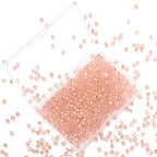1000pcs Crystal Glass Beads 4mm Bulk Faceted Bicone Spacer Beads for DIY Jewelry Making - color: Water Red AB, size: 4mm