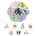 YOKUSHI 42PCS Cute Cartoon Resin Charms for Jewelry Making Bulk, 3D Mini Pendant Animal Ornament DIY for Bracelets