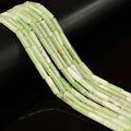 29 Pcs 4x13mm Genuine Real Light Green Jade Bead Cylinder Tube Beads for Bracelets Jewelry Making Crafts Adults - color: Light Green Jade, size: 4x13mm