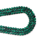 6mm Faceted Natural Malachite Stone Beads Coin Disc Gemstone Spacer Beads for Jewelry Making DIY Bracelet Necklace - color: Malachite