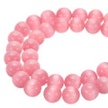 PATIKIL 12 mm Natural Clear Quartz Loose Beads, 2 Strands Crystal Round Stone Strand Beads Gemstone Loose Bead Spacer Beads for Jewelry Making DIY Necklace Bracelet, Pink - color: Pink, size: 12 mm