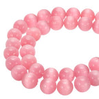 PATIKIL 12 mm Natural Clear Quartz Loose Beads, 2 Strands Crystal Round Stone Strand Beads Gemstone Loose Bead Spacer Beads for Jewelry Making DIY Necklace Bracelet, Pink - color: Pink, size: 12 mm