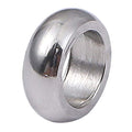 BEADIA Stainless Steel Spacer Beads 3.5x1.2mm Rondelle Loose Charm Caps Beads for DIY Jewelry Making 100pcs with 2mm Hole - color: 3.5x1.2mm 2mm
