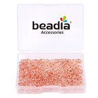 BEADIA Rose Gold Plated Jump Rings Non Tarnish 5mm 400pcs for Jewelry Making Findings - color: Rose Gold, size: 0.7x5mm
