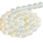 150pcs 8mm Opal Beads Natural Gemstone Beads Round Loose Beads for Jewelry Making - color: Opal, size: 8mm