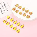 20PCS Sports Charms Enamel Basketball Baseball Pendant Charms for Jewelry Making Rhinestone Ball Game Softball Charms for Necklace Bracelet Earrings DIY Crafts - color: Set 8