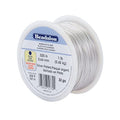 Beadalon German Style Wrapping Wire, Round, Silver Plated, 22 Gauge, 500 ft - color: Silver Plated, size: 22 gauge / 500 ft