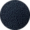 Bala&Fillic Frosted Black Color 4mm Seed Beads About 1200pcs/100Grams in Bag, 6/0 Glass Craft Beads for Making Bracelet and Necklace (Frosted Black) - color: Frosted black -4mm