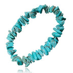 Natural Raw Gemstone Bracelets, Natural Crystal Chip Bead Bracelet, Healing Stone Beaded Bracelets for Women Men Girls Gifts
