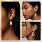 6Pcs Gold Leverback Earring Hooks, Hypoallergenic 14K Goldplated Dangle Ear Hooks French Hoop with Zirconia, 925 Sterling Silver Findings Earring Leverback Hook Making Replacement Supplies Set - color: 6PCS_Gold