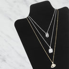 KUKUVR 2Pcs Black Velvet Necklace Bust Display Stand, Jewelry Pendants Chain Holder Stand, Necklace Display Board for Retail Vendor Booth & Selling (Medium 10.6 * 7.6inch) - size: Medium 10.6*7.6inch