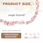MECCANIXITY 310 Pcs Natural Drilled Watermelon Crystal Gemstone Chips Bulk 3mm to 5mm Dia. Irregular Tumbled Crystal Chip Beads for Jewelry Making Craft Supplies (Watermelon Red) - color: Watermelon Crystal, size: 3-5mm