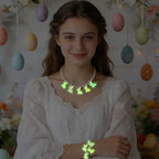 Augshy 64 Pcs Easter Rabbit Charms, Resin Bunnies Charms Luminous Rabbit Beads Easter Pendant Bulk Glow in The Dark Ornament for DIY Bracelet Necklace Earrings Jewelry Making Accessories Decorations - style: Easter Rabbit Style