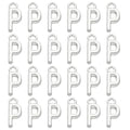 PATIKIL Letter Charm, 50pcs Alphabet Initial Pendant Charm Bulk DIY for Jewelry Making Bracelets Earrings Necklace - style: P