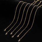 Lemonkey 24 Pack Necklace Chains Bulk,Bronze Plated DIY Cable Link Chains for Jewelry Making 20 Inches - color: Bronze, size: 20inch