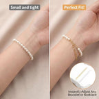 200PCS Chain Extender, 50mm x 4mm Removable Gold & Silver Extender for Necklaces Bracelet Keychain, Jewelry Making Chain for Women, DIY Craft Chains Supplies