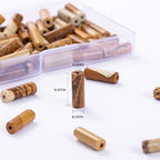 Natural Blown Picture Stone Cylinder Tube Beads 4x13mm 38cm/str Loose Semi Gemstone Stone Beads for Making Bracelets Necklace Earrings - color: Blown Picture, size: 4x13mm Cylinder