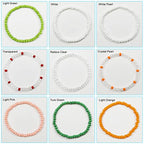 Bala&Fillic Raibow Clear Color 4mm Seed Beads About 1200pcs/100Grams in Bag, 6/0 Glass Craft Beads for Making Bracelet and Necklace (Raibow Clear) - color: Raibow Clear -4mm
